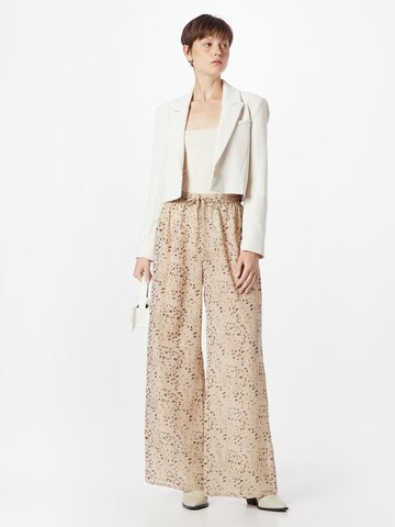 Nasty Gal Wide leg Παντελόνι 'Georgette' σε γκρι