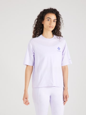 COLUMBIA - Camiseta funcional 'North Cascades' en lila: frente