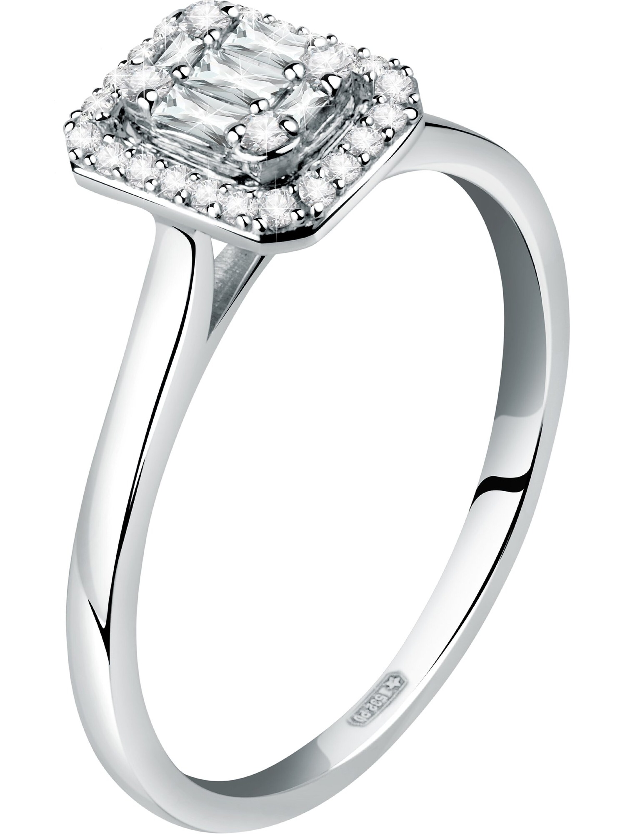 CHRIST Ring in Silber: Vorderseite