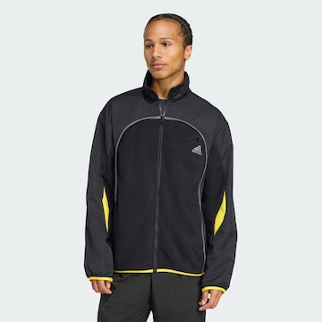 juoda ADIDAS ORIGINALS Funkcinis flisinis džemperis: priekis