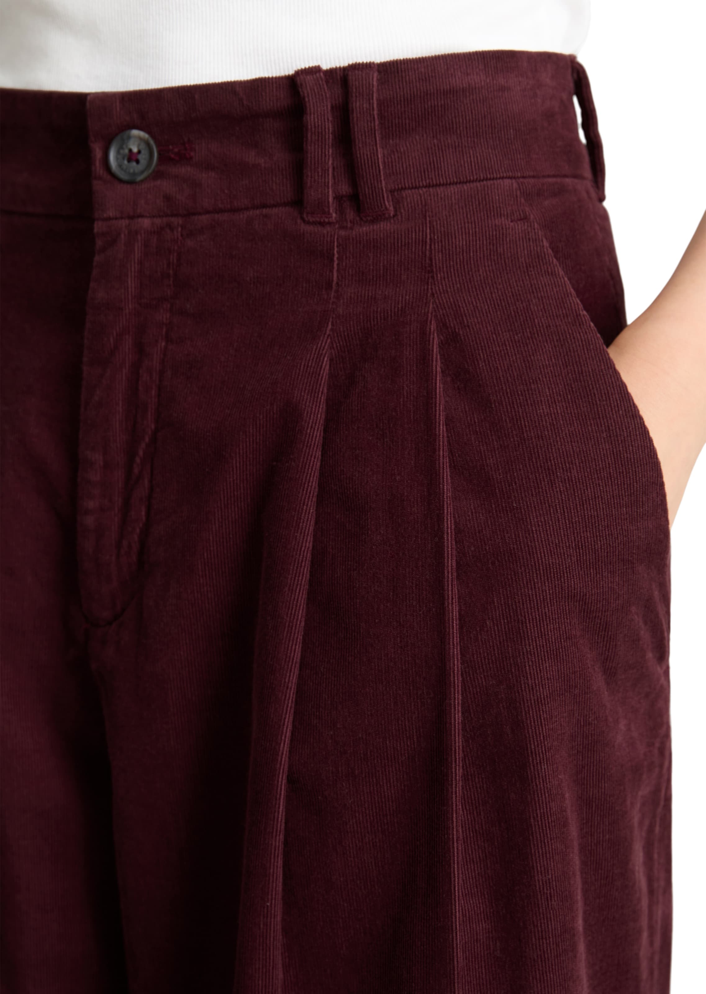 Loosefit Pantalon Marc O'Polo DENIM en rouge