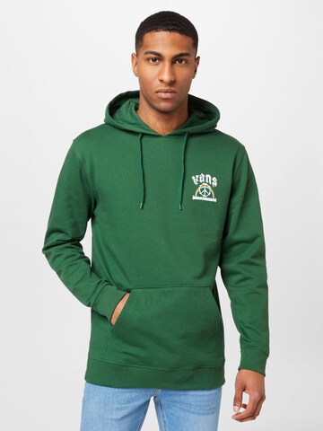 VANS Sweatshirt 'OPPOSITE UNITE' in Green: front