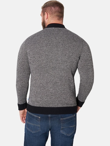 Jan Vanderstorm Strickjacke 'Hesar' in Grau