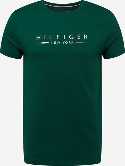 Tricou 'New York' TOMMY HILFIGER pe verde pin / roșu / alb, Vizualizare produs