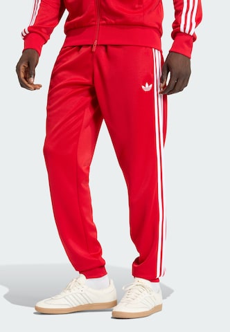 ADIDAS ORIGINALS Slimfit Hose 'Sst' in Rot: Vorderseite