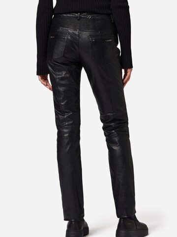 Coupe slim Pantalon 'Donna' RICANO en noir