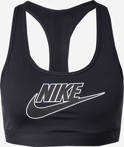 NIKE Soutien-gorge de sport 'FUTURA' en noir / blanc, Vue avec produit