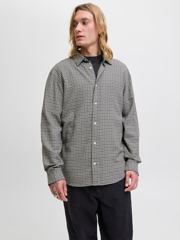 Coupe regular Chemise JACK & JONES en vert : devant
