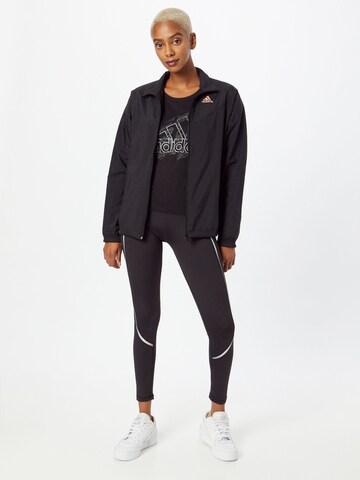 ADIDAS SPORTSWEAR Athletic Jacket in Black