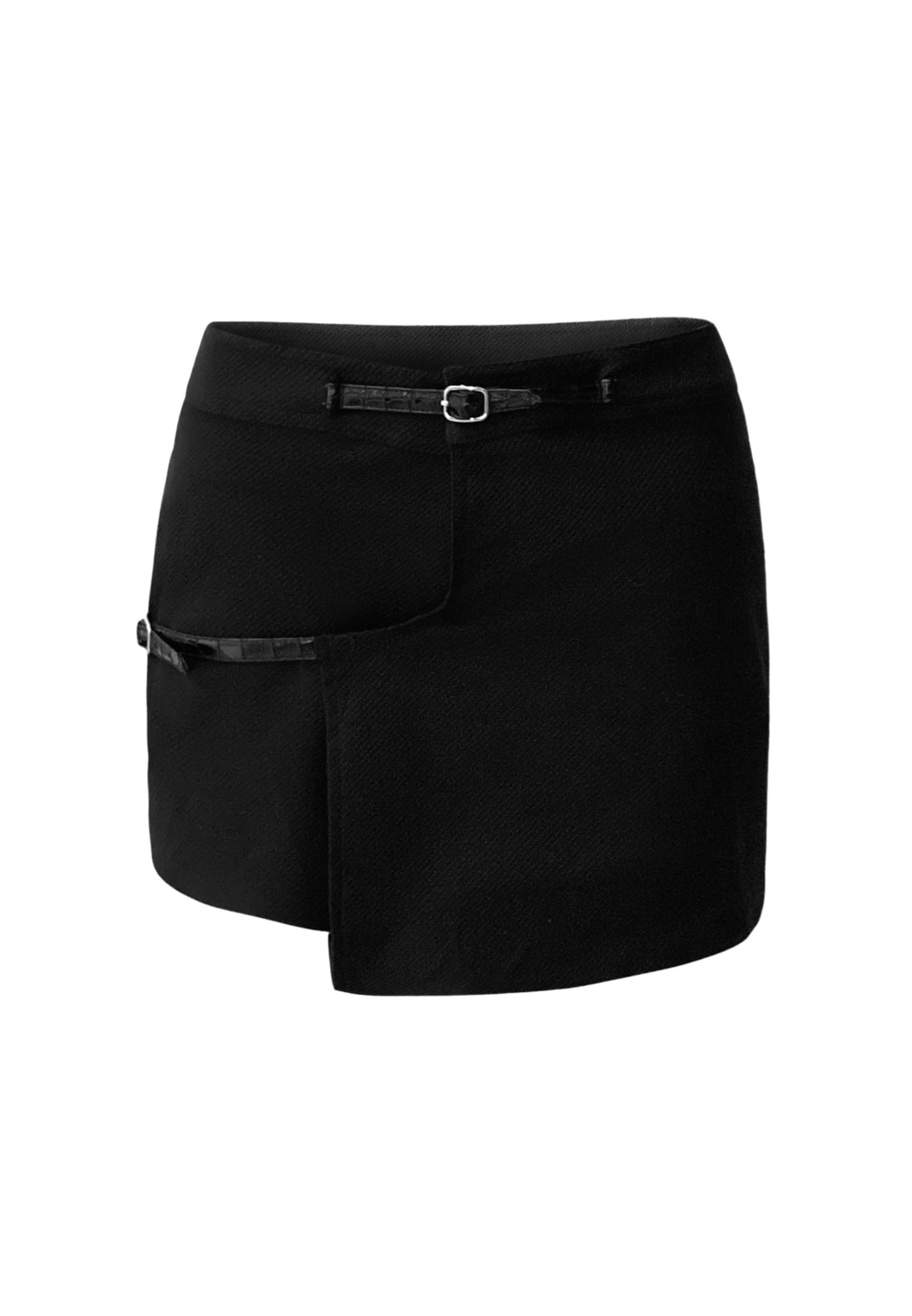 OW Collection Rock 'Merle' in Schwarz: Vorderseite