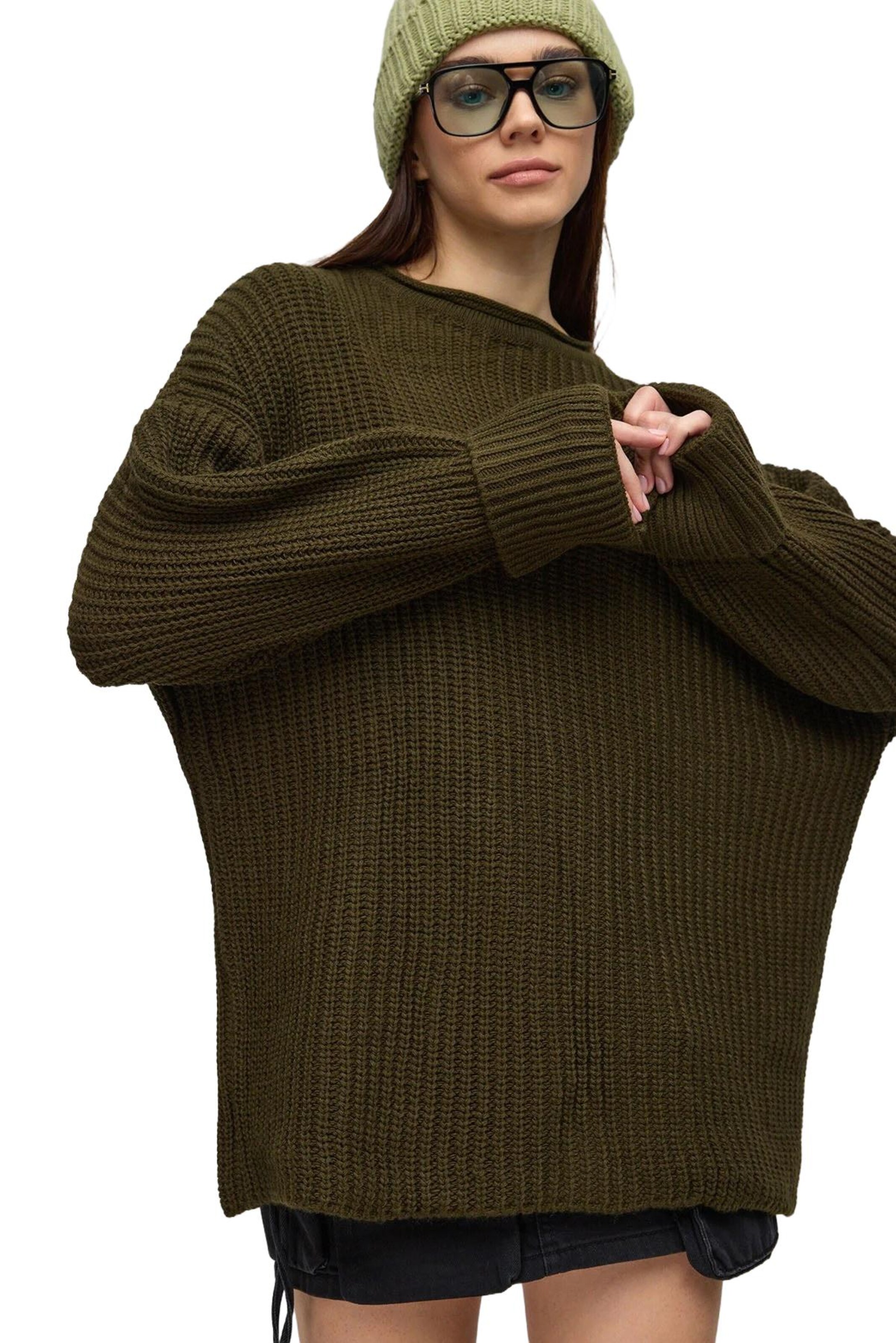 No Matter What Oversized sweater in Green
