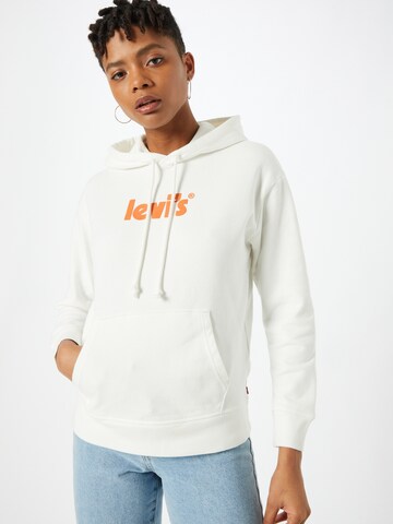 LEVI'S ® Sweatshirt in Wit: voorkant