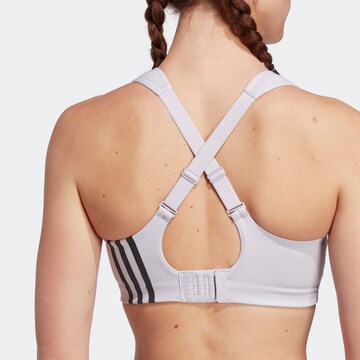 ADIDAS SPORTSWEAR Бюстие Спортен сутиен 'Tlrd Impact High-Support' в бяло