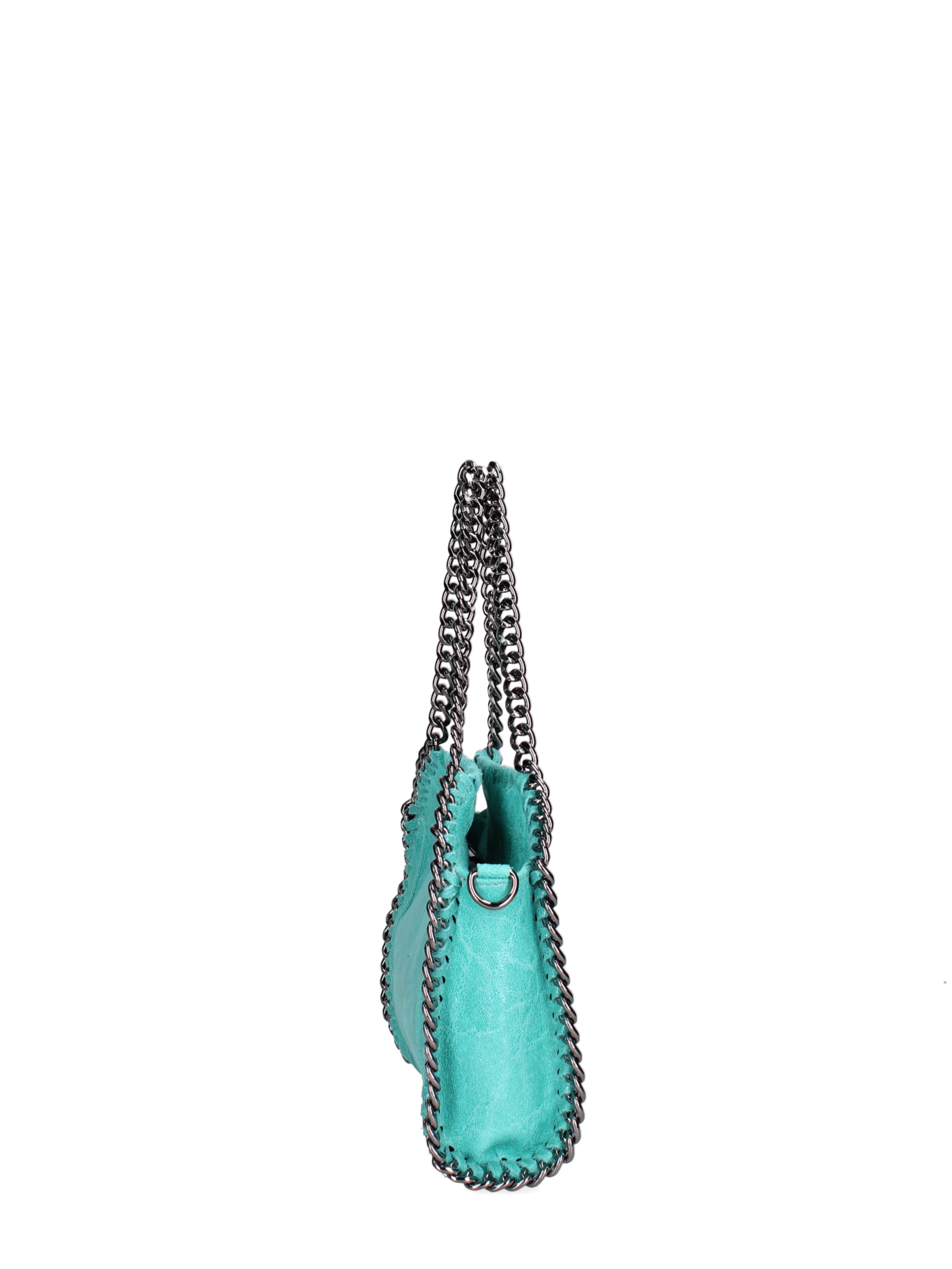 Borsa a mano 'Borsa a mano donna pelle scamosciata stampata con zip - Zefira Chic' di Gave Lux in blu
