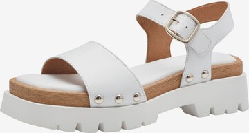 TAMARIS Sandals in White: front