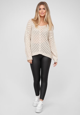 Cloud5ive Pullover 'Knit' in Beige