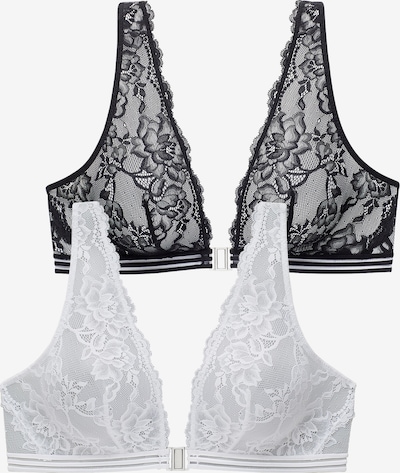 PETITE FLEUR Soutien-gorge en noir / blanc, Vue avec produit