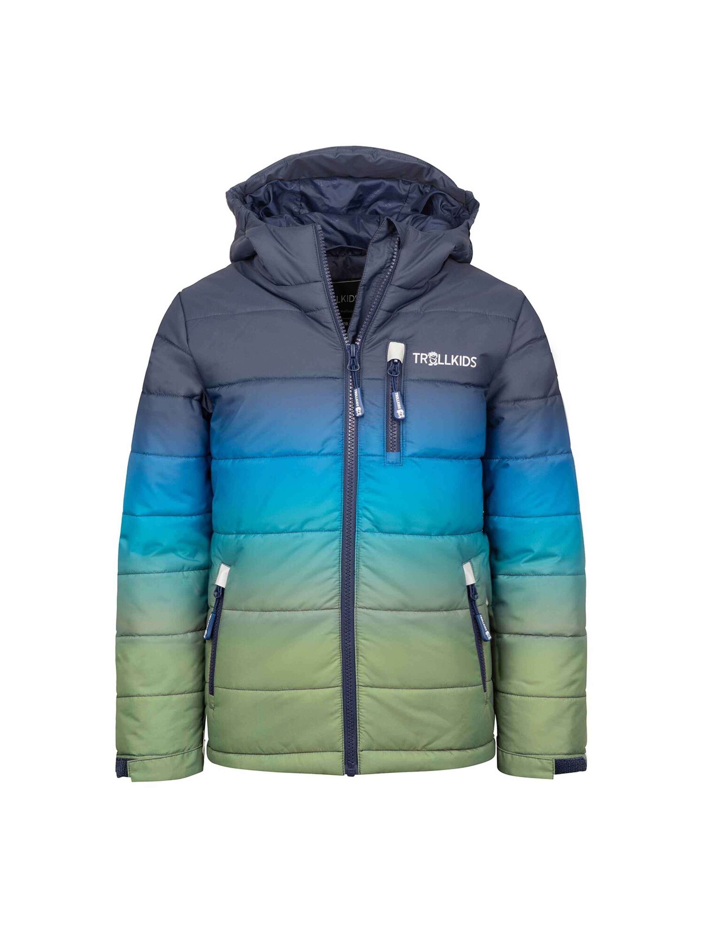 TROLLKIDS Winter Jacket in Blue: front