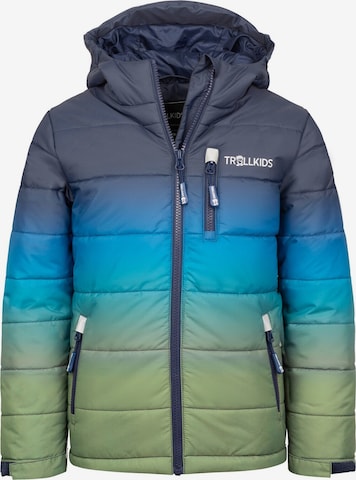 TROLLKIDS Winter Jacket in Blue: front