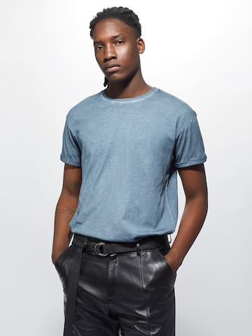 Young Poets Shirt 'Zander' in Blauw: voorkant