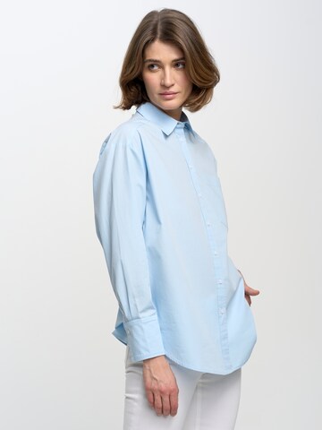 BIG STAR Bluse 'Lamesa' in Blau