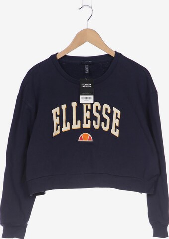 ELLESSE Sweatshirt & Zip-Up Hoodie in L in Blue: front