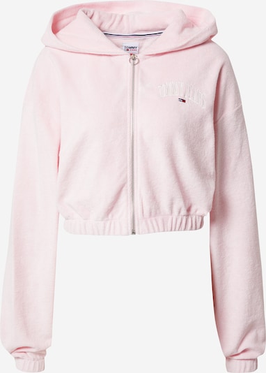 Tommy Jeans Zip-Up Hoodie in Navy / Pink / Red / White, Item view