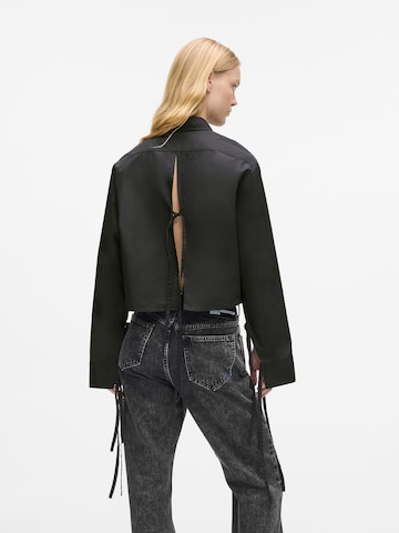 KARL LAGERFELD JEANS Blúz - fekete