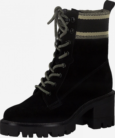 TAMARIS Lace-Up Ankle Boots in Kitt / Black, Item view