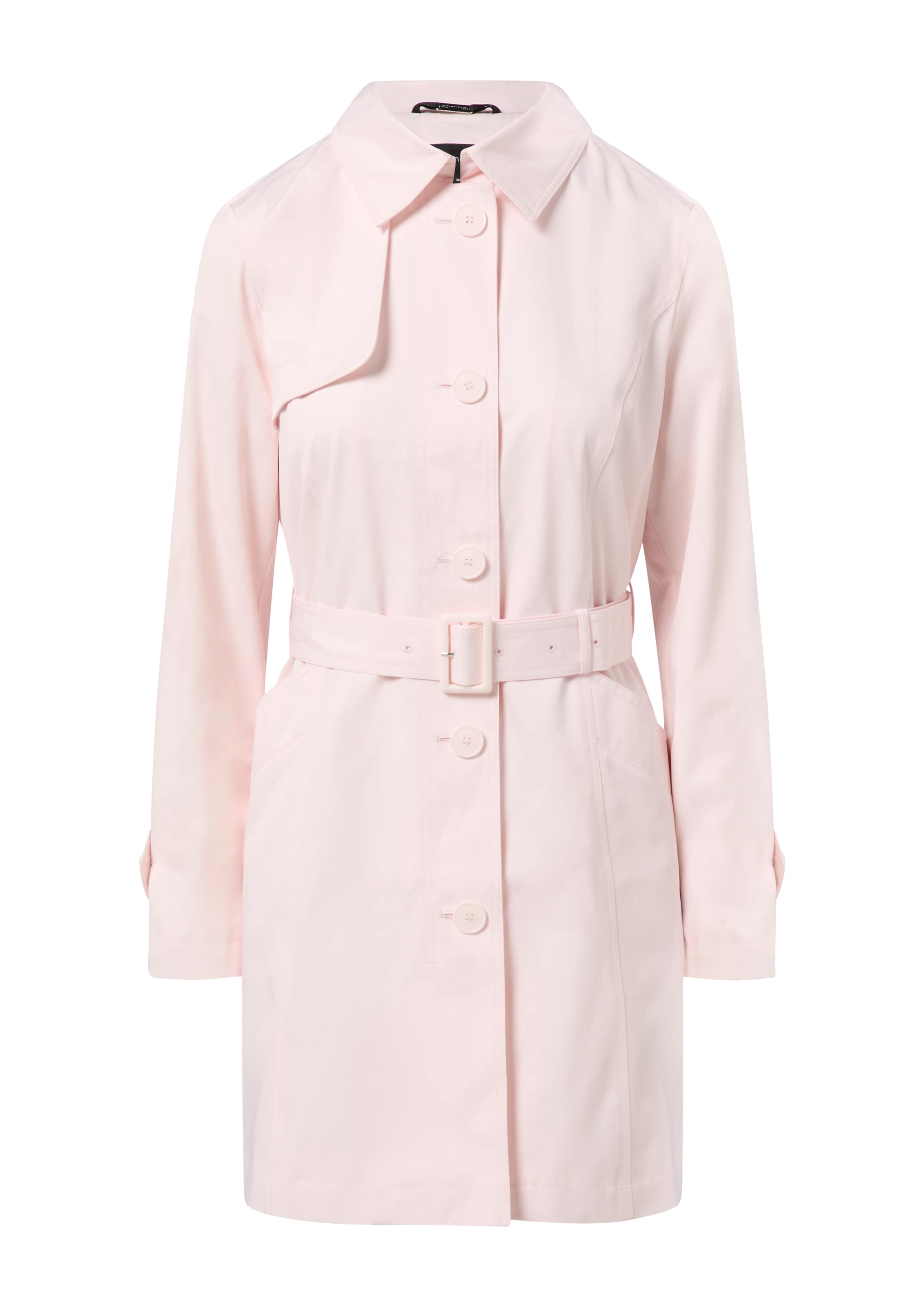 COMMA - Sobretudo meia-estação em rosa: frente