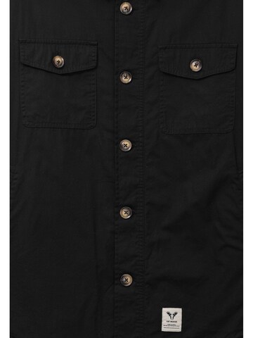 Fat Moose Comfort fit Button Up Shirt 'Arvid' in Black