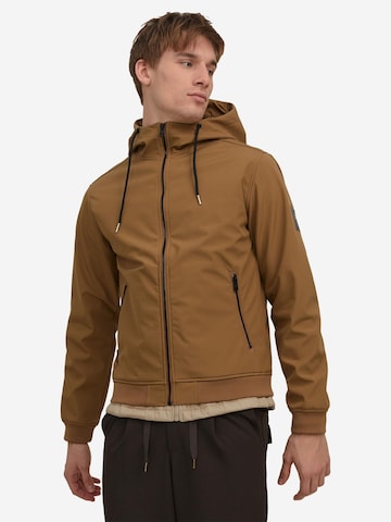 JACK & JONES Between-Season Jacket 'Basic' in Brown