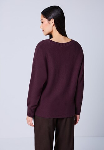 Street One Studio Sweater 'Dolman' in Purple