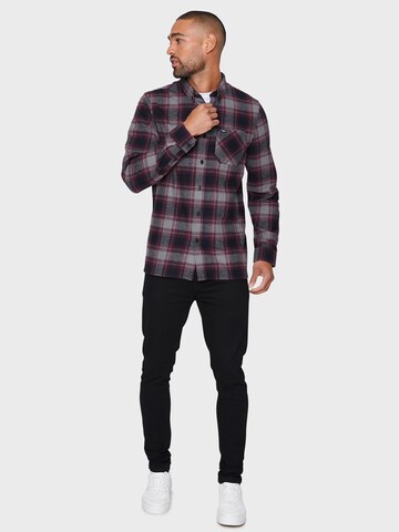 Threadbare Regular Fit Hemd 'Franco' in Grau