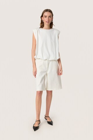 SOAKED IN LUXURY Blouse in Wit