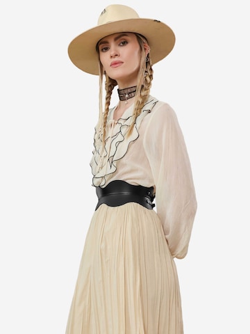 Haute Cuir Belt 'Fira Corset Belt' in Black