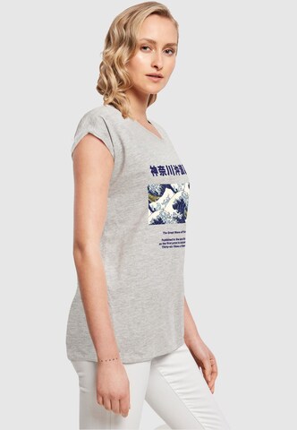 Merchcode T-Shirt 'APOH - Hokusai 36' in Grau