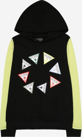 GUESS Sweatshirt in Black: front