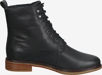 CLARKS Lace-Up Ankle Boots in Black
