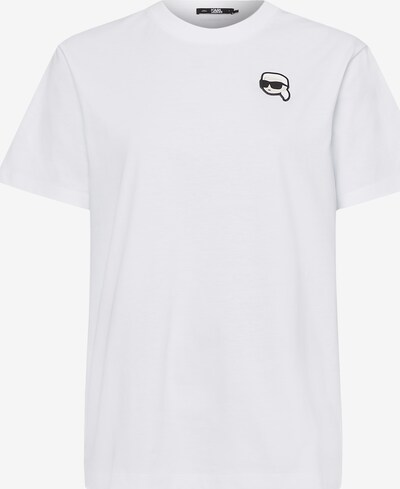 Karl Lagerfeld T-Shirt 'Ikonik 2.0' in schwarz / weiß, Produktansicht