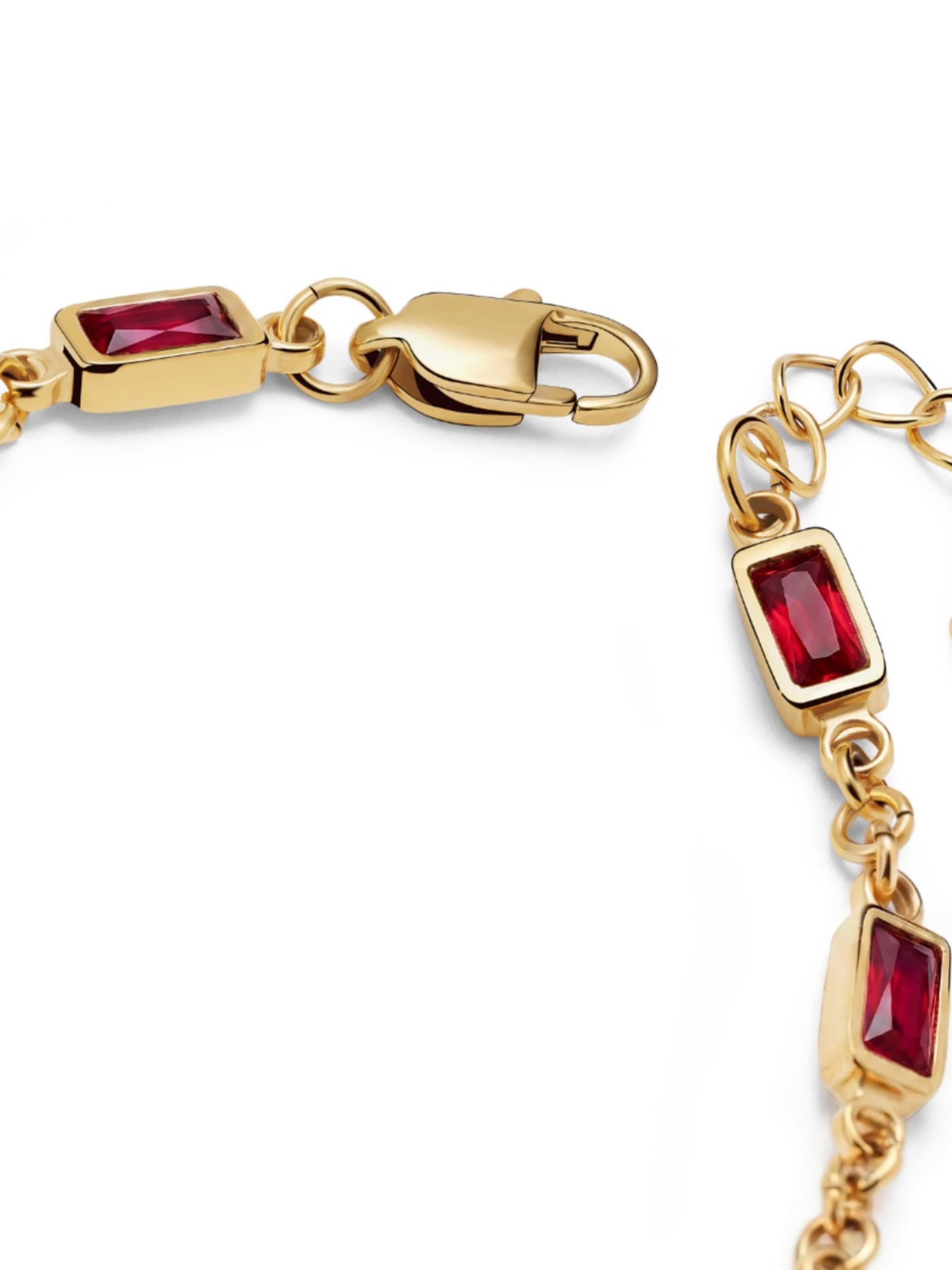 Arkai Necklace 'Prism' in Red