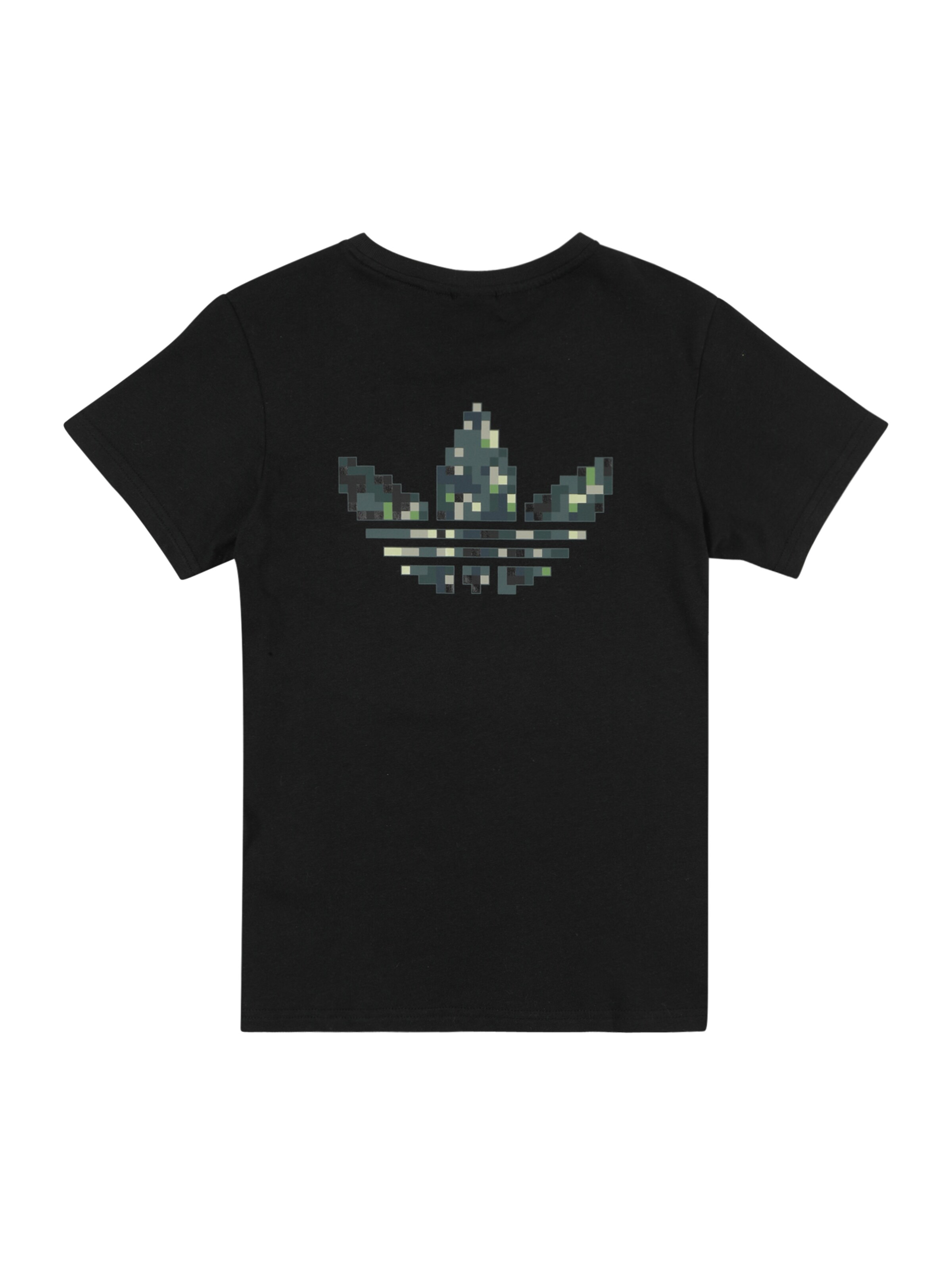 ADIDAS ORIGINALS Koszulka 'Adidas Originals x Minecraft' w kolorze czarny