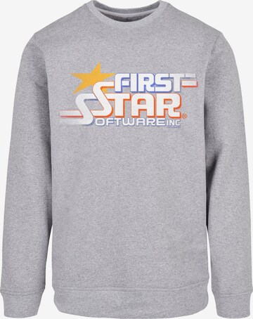 F4NT4STIC Sweatshirt 'SEVENSQUARED' in Grey: front