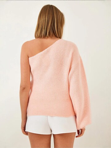 Bianco Lucci Pullover in Orange