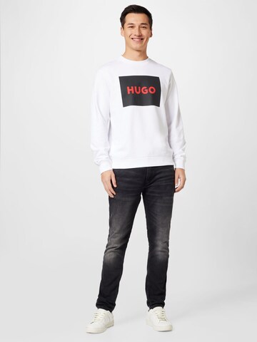 HUGO Sweatshirt 'Duragol' in Wit