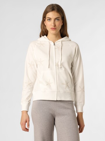 Marie Lund Sweatjacke in Beige: predná strana