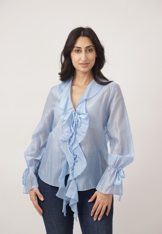 Elara Bluse i blå