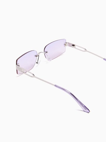 Bershka Sunglasses in Purple