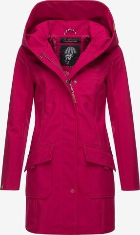 MARIKOO Raincoat 'Mayleen' in Pink: front