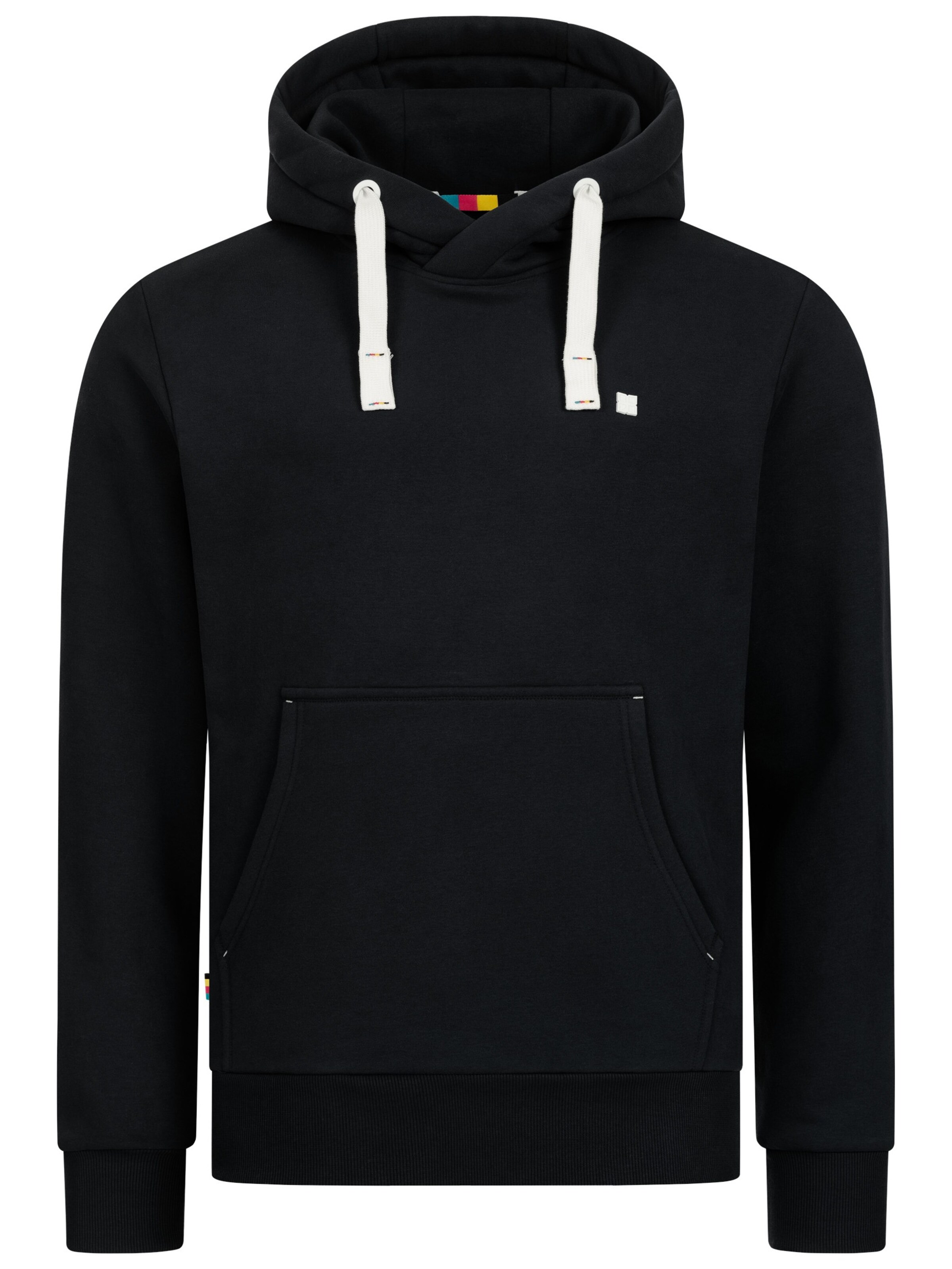 deproc Sweatshirt 'LinusCMYK II MN' in Black